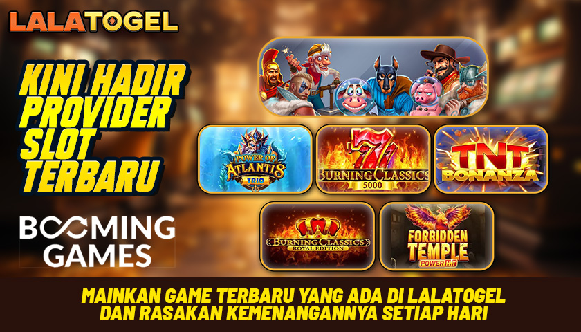 BANNER PROVIDER SLOT BOOMING GAMES TERBARU